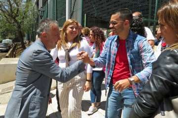 El PSOE de Telde, en el Día de la Rosa (Foto TA y Acfi Press)